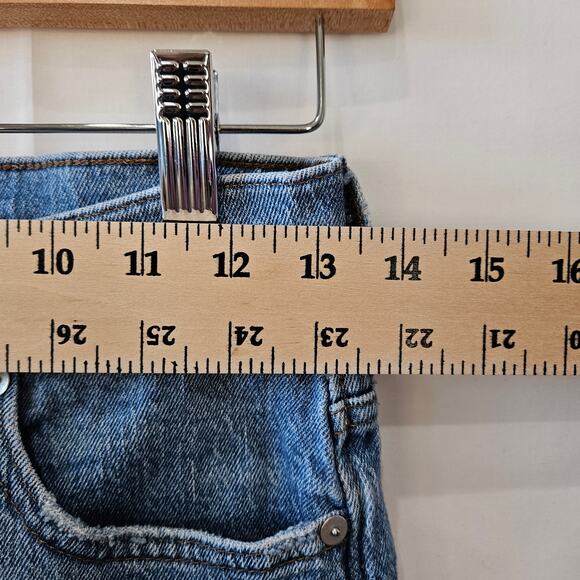 Madewell The Perfect Vintage Jean Raw Hem Light Blue Size 25 - Picture 8 of 12